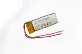 3.7V  601231 200mAh 耳機聚合物鋰電池