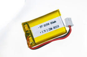 3.7V 602540 600mAh 耐高溫充放電車載電子聚合物鋰電池